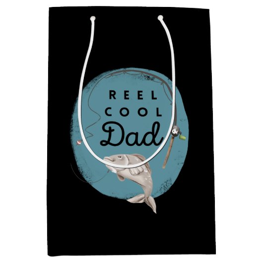 Reel Cool Dad Gift Bag Medium Cadeauzakje (Voorkant)