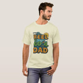 Reel Cool Dad - Grappig Gevist Vaderdag T-shirt (Voorkant volledig)