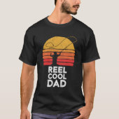 Reel Cool Dad Grappig Retro Vliegen Vissen Benauwd T-shirt (Voorkant)