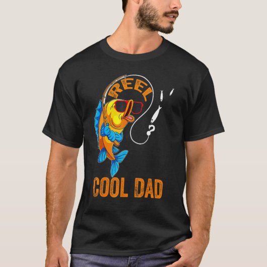 Reel Cool Dad Love Vist T-shirt (Voorkant)