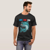 Reel Cool Dad Shirt Papa Fathers Day Vist (Voorkant volledig)