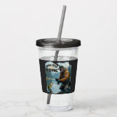 Reel Cool Dad Sport Gevist Trip Acryl Drinkbeker (Achterkant)