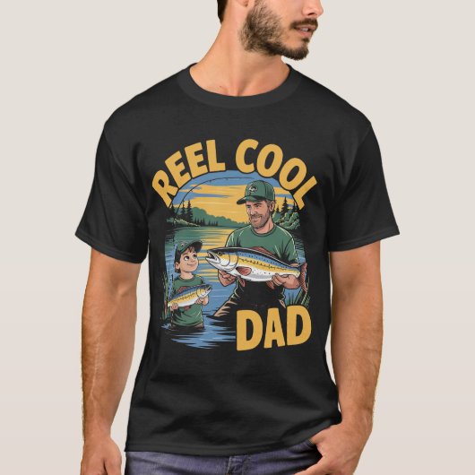 Reel Cool Dad T-shirt (Voorkant)