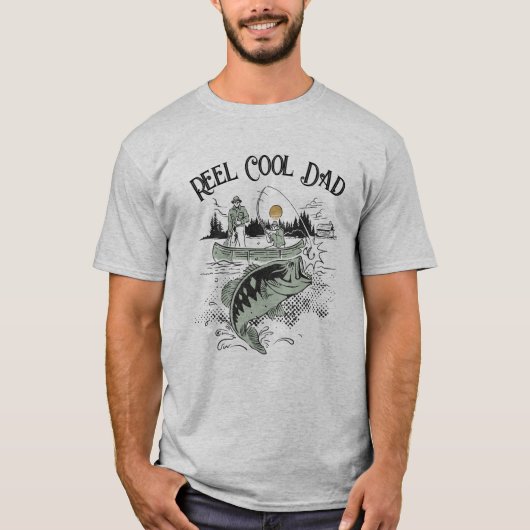 Reel Cool Dad T-shirt (Voorkant)