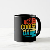 Reel Cool Dad Vaderdag Gift voor Geviste papa Mok (Voorkant rechts)
