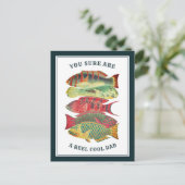 Reel Cool Dad Vaderdag | wit Briefkaart (Staand voorkant)