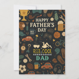Reel Cool Dad Vaders Dag Gift Kaarten Daddy