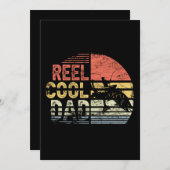 Reel Cool Dad Vissen Lover Kaart (Voorkant / Achterkant)