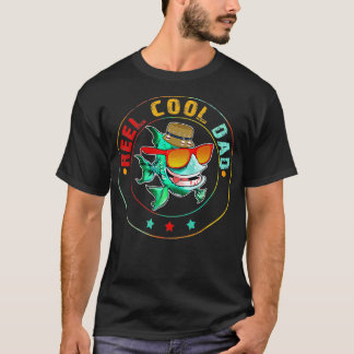 Reel Cool Dad Vist Fathers Day Design van Son T-shirt