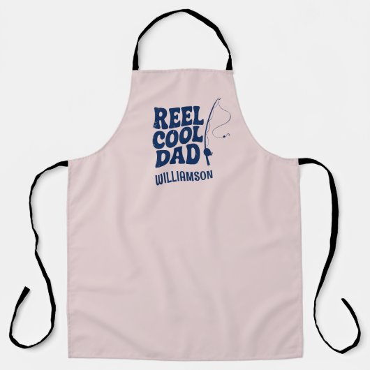 Reel Cool Dad Vist Grappig Vaders dag cadeau Schort (Voorkant)