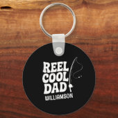 Reel Cool Dad Vist Grappig Vaders dag cadeau Sleutelhanger (Voorkant)