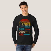 Reel Cool Dad Vist Retro Vaderdag 1 T-shirt (Voorkant volledig)