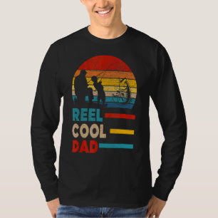 Reel Cool Dad Vist Retro Vaderdag 1 T-shirt