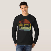 Reel Cool Dad Vist Retro Vaderdag T-shirt (Voorkant volledig)