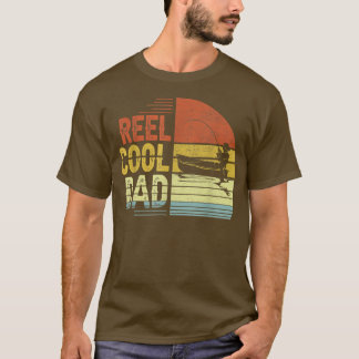 Reel Cool Dad Vist Retro Vaderdag T T-shirt