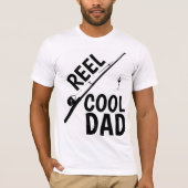 REEL COOL DAD VIST T-SHIRTS (Voorkant)