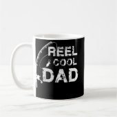 Reel Cool Dad Vist Vaderdag Gift Koffiemok (Links)