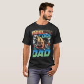Reel Cool Dad  Vist Vaderdag papa T-shirt (Voorkant volledig)