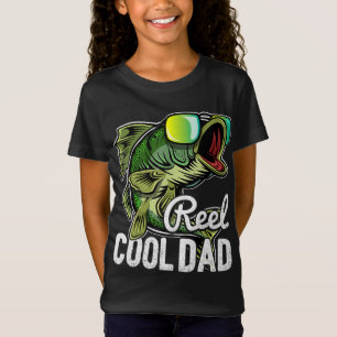 Reel Cool Dad Vist zonnebril Funny Father's Da T-shirt