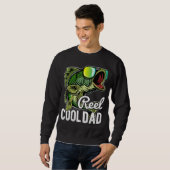 Reel Cool Dad Vist zonnebril Funny Father's Da Trui (Voorkant volledig)