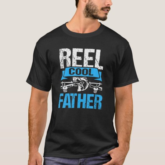 Reel Cool Father Gifts van Daughter Funny Vist T-shirt (Voorkant)