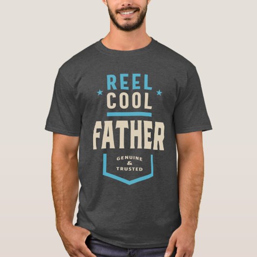 Reel Cool Father | Papa Gift T-shirt (Voorkant)
