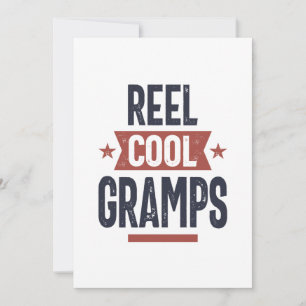 Reel Cool Gramps   vader opa Gift Bedankkaart