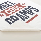 Reel Cool Gramps | vader opa Gift Sherpa Deken (3/4)