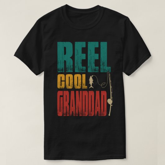 Reel Cool GRANDDAD Vist  T-shirt (Design voorkant)