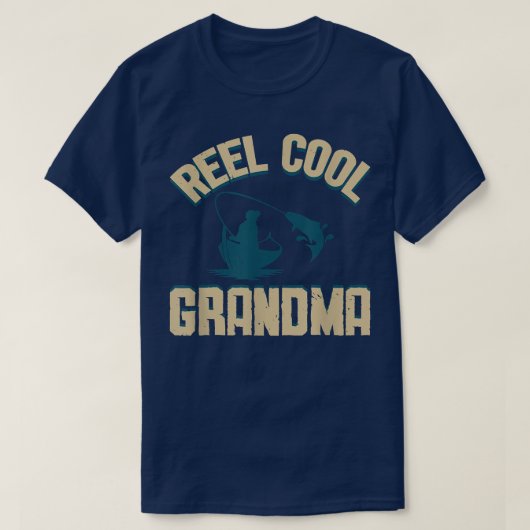 Reel Cool Grandma Vist T-shirt (Design voorkant)