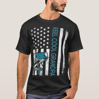 reel cool Grandpa  fisherman father's day Fishing  T-shirt