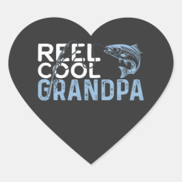 Reel Cool Grandpa Hart Sticker