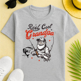 Reel Cool Grandpa Mannen basic T-shirt