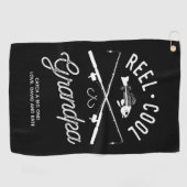Reel Cool Grandpa Persoonlijke Vissen doeken (Horizontaal)
