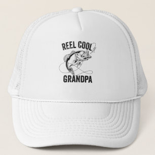 Reel Cool Grandpa Retro Fathers Day Vist Gift Trucker Pet