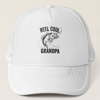 Reel Cool Grandpa Retro Fathers Day Vist Gift Trucker Pet