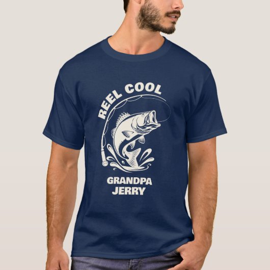 Reel Cool Grandpa  T-shirt (Voorkant)
