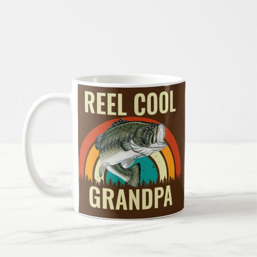Reel cool Grandpa Vist vaderdag Koffiemok (Links)