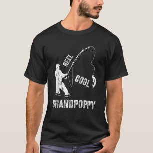 Reel Cool Grandpoppy Gevist Visser Gif T-shirt