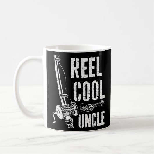 Reel Cool oom Vist Vaderdag Gift Koffiemok (Links)