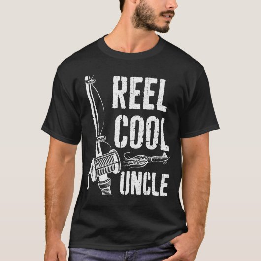 Reel Cool oom Vist Vaderdag Gift T-shirt (Voorkant)