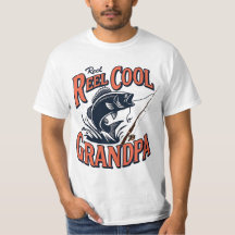 Reel Cool Opa T-shirt - Vaderdag Gevist Gift