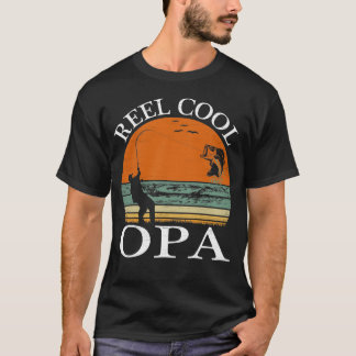 Reel Cool Opa Vaderdag Gift T-shirt