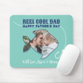 Reel Cool Pa Vist Pun Humor Funny Vaderdag Muismat (Met muis)