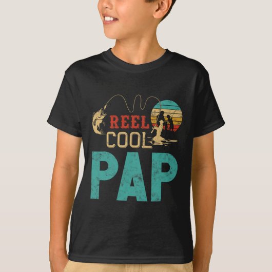 Reel Cool Pap Fishing Father’s Day Gift For Fisher T-shirt (Voorkant)