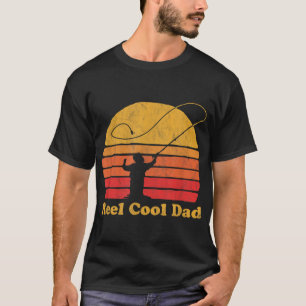Reel Cool Papa  Fly Vissen Retro Verdrietig T-shirt