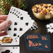Reel Cool Papa Funny Vissen Vaderdag Pokerkaarten (Insitu)
