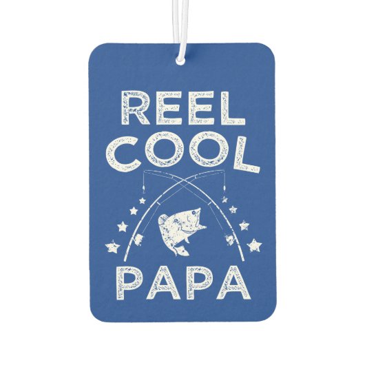 Reel Cool Papa grappige visser auto verfrisser (Achterkant)