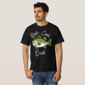 Reel Cool papa, papa Vist verjaardagscadeau T-shirt (Voorkant volledig)