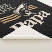 Reel Cool Papa - vader en grootvader Gifts Sherpa Deken (3/4)